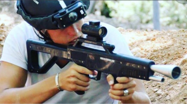  Pistola láser infrarroja 