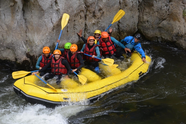 Rafting deportivo en las gargantas de la Pierre-Lys 7 km