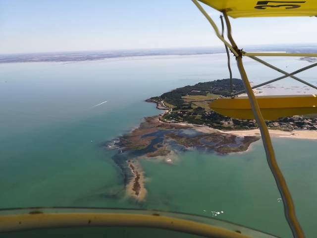  Vuelo en ultraligero en Marennes 