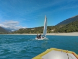 Curso de bole auxiliar de 2 horas en el lago de Monteynard