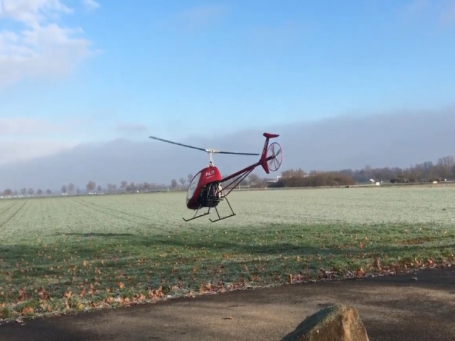 Primer vuelo en helicóptero en Issenheim - 25 min