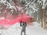 Paquele M juego de gotcha en Megève 250 bolas