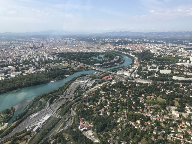  Vuelo en helicóptero en la región de Lyon 