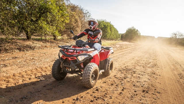 Paseo en cuatrimoto en Saint Amé 