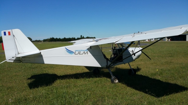 Vuelo en ULM en Occitania