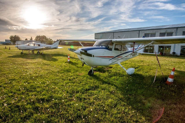  Aviones en el aeródromo 