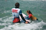 Clase de surf infantil de 1 hora cerca de Biarritz