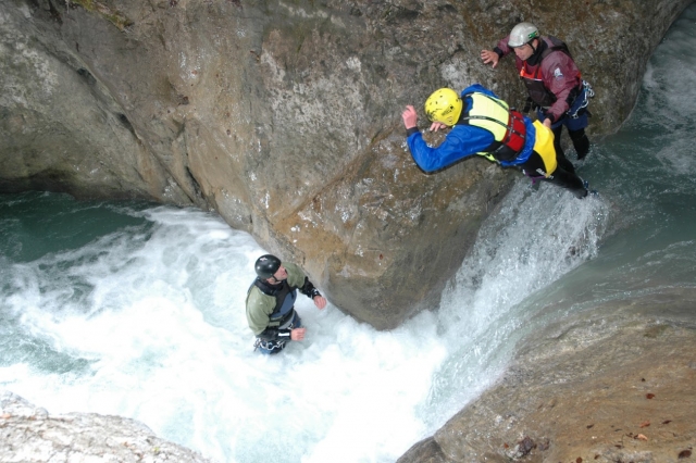 Salto o tobogán natural 