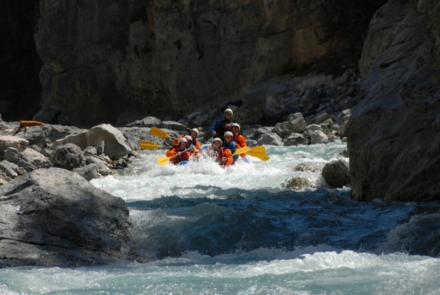Aventura en aguas brava 