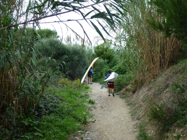 Transporle de kayaks 