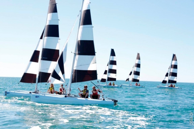 Catamarán en Bretaña 