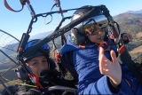 Primer vuelo en Paramotor ULM en Bayona 20min