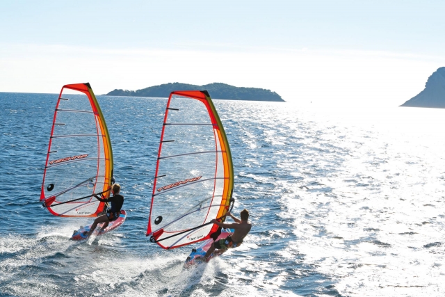  Windsurf en pareja 