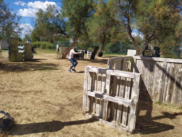 Un gran salón infantil al aire libre