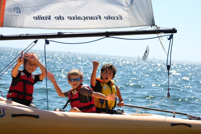 ¡Niños encantados!