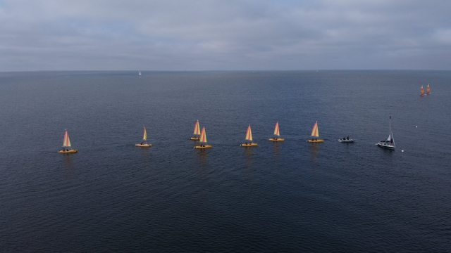 Tus barcos vistos desde el cielo