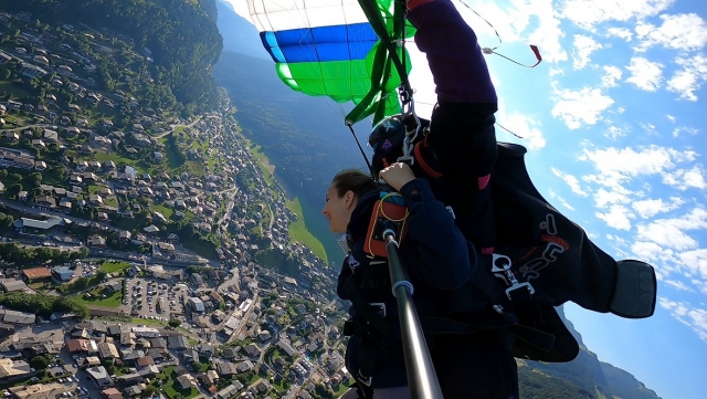  Vuelo en paracaídas sobre la Alta Saboya 