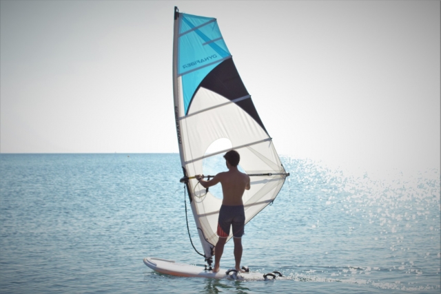  Moment détenle en windsurf 