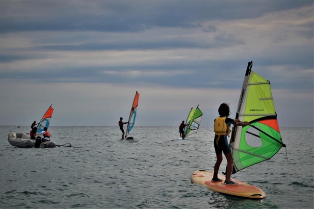 Aprendizaje del windsurf 