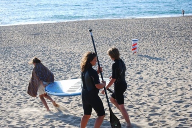  Tarde de remo en el mar 