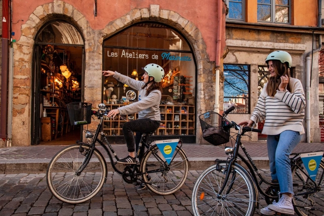  Paseo en bicicleta en Lyon 