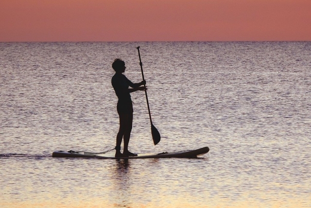  Remar al atardecer 