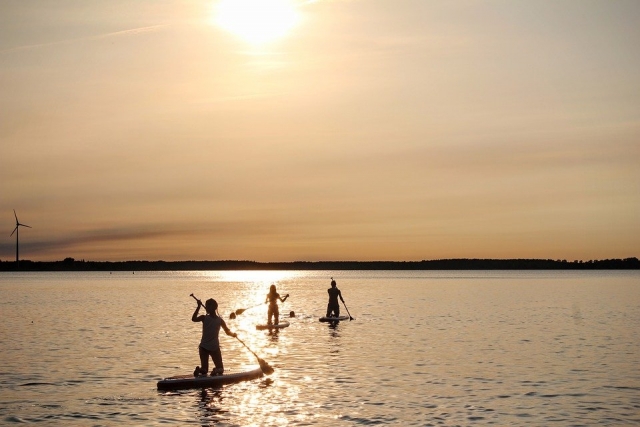  Stand up paddle por la tarde 