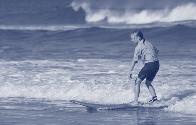 Clases de surf para niños 
