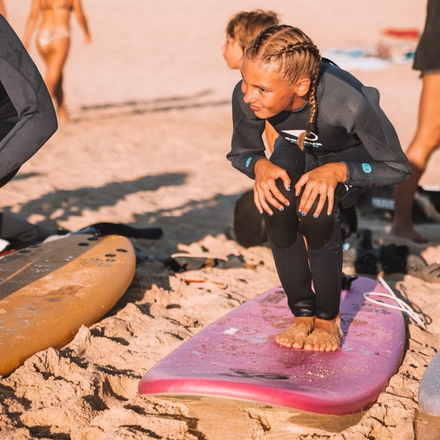  Fin de una clase de surf 