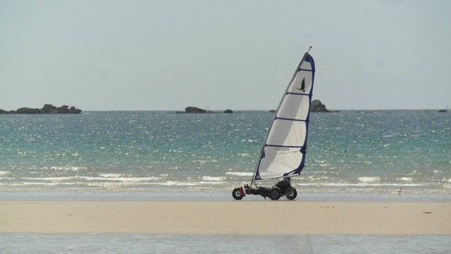  Navegación en arena en Quiberon 