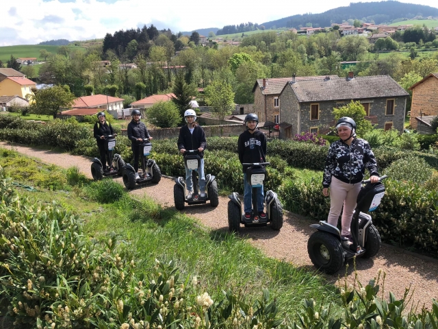  Paseo en segway por el lago des Sapins