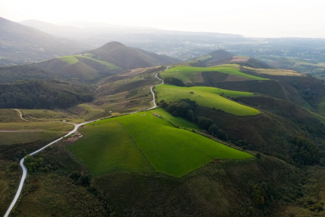  macizo montañoso verde 