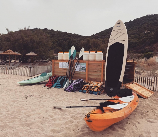  Equipo de kayak y remo 
