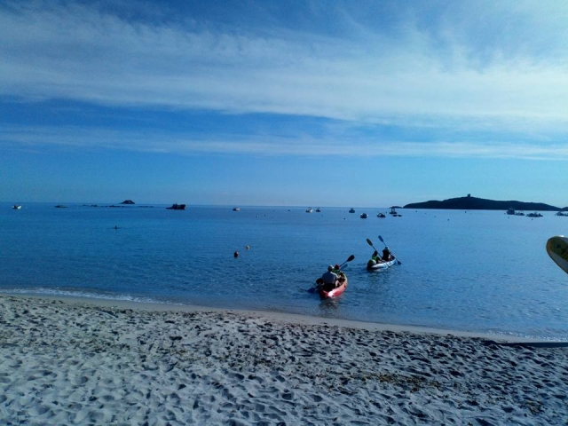  Salida para un viaje por mar 