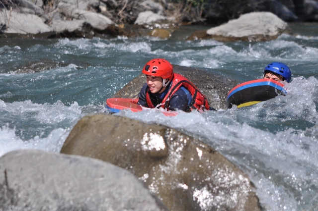  hidrospeed en el valle de Ubaye 