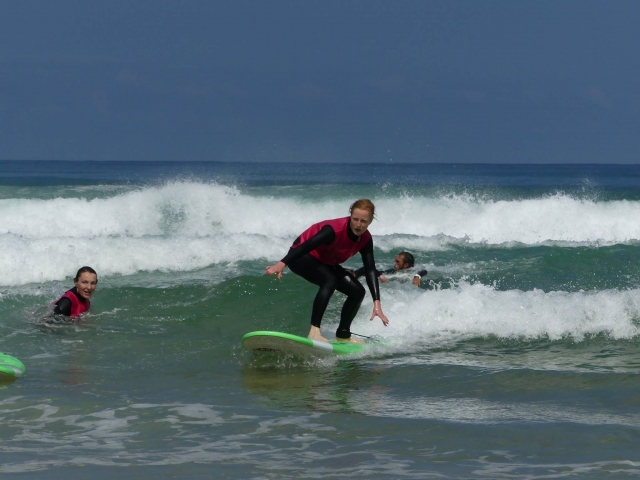  Surfear en las olas del sur 