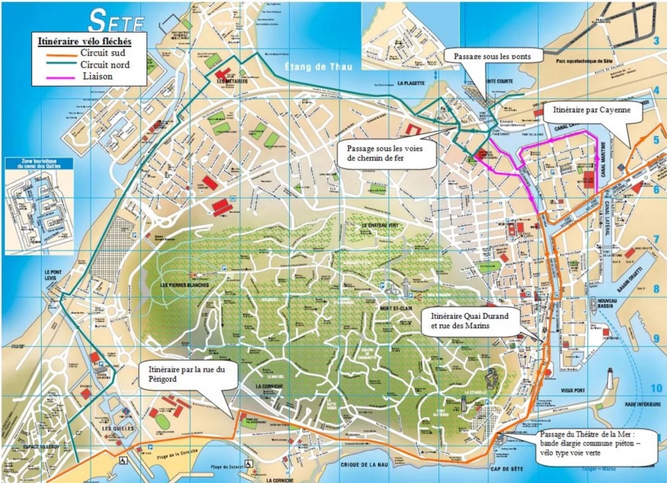 Mapa de Sèle Mapa de Sèle