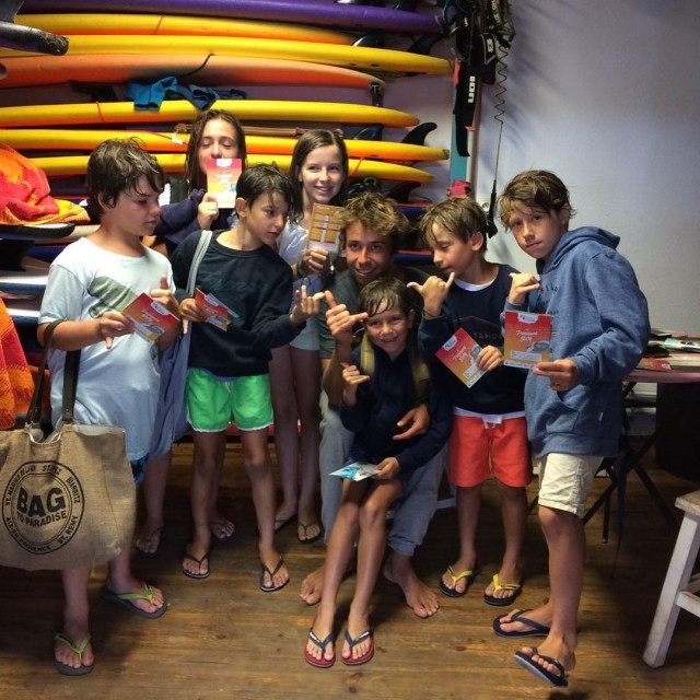  Después de la sesión de surf 