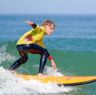5 clases de surf en grupo en La Palmyre de 5 x 2 horas