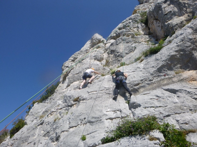Escalada en Tende 