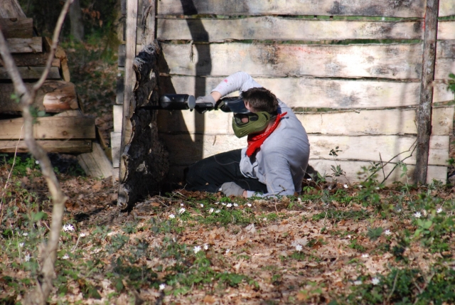 Partida de gotcha 500 bolas en Onet-le-Château 3h