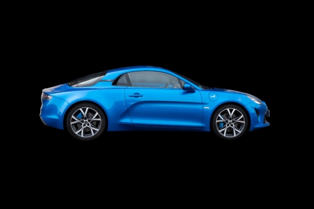  Alpine azul de carreras 