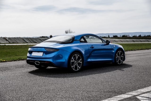 Vista de la parle trasera del Alpine A110