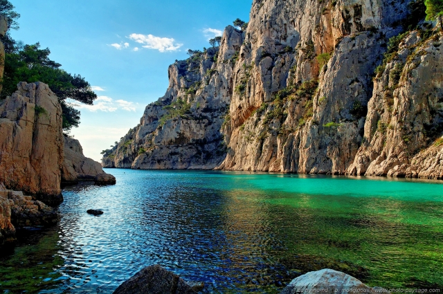 Magnífico paisaje de Bouches-du-Rhône 