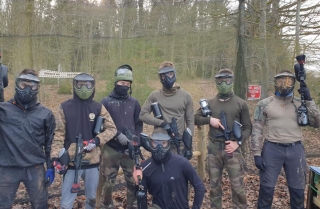 Partida de gotcha de 1.000 bolas en Onet-le-Château