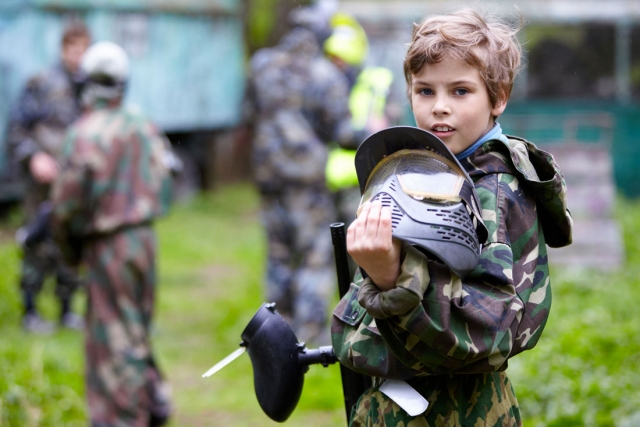 Partida de gotcha infantil en Chamagnieu 100billes