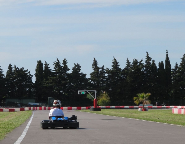 En la línea de salida