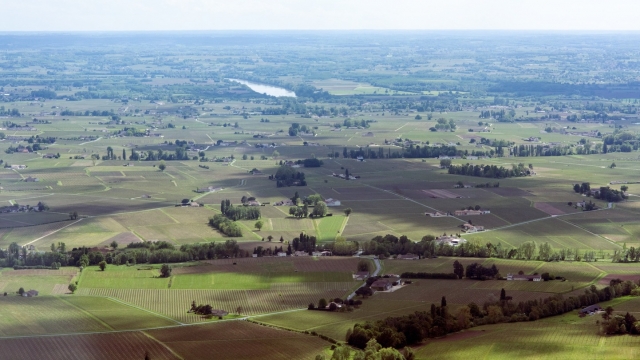 Impresionanle vista de Lussac. 