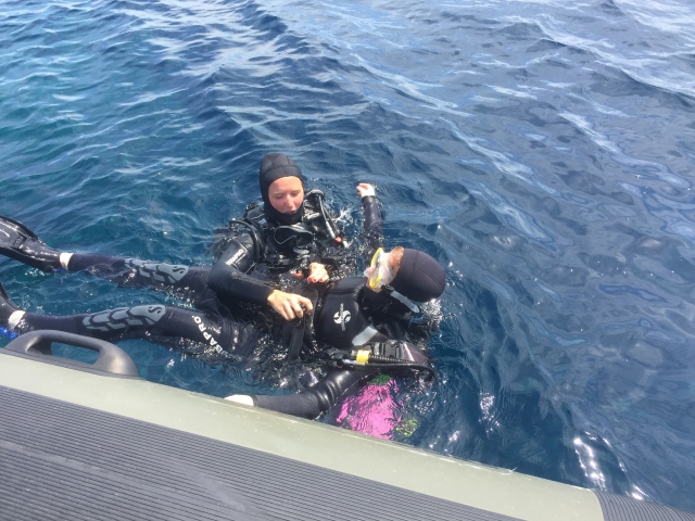  Salida para una primera inmersión 