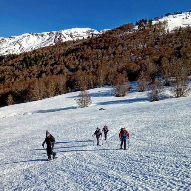  Llanura nevada en Accous 